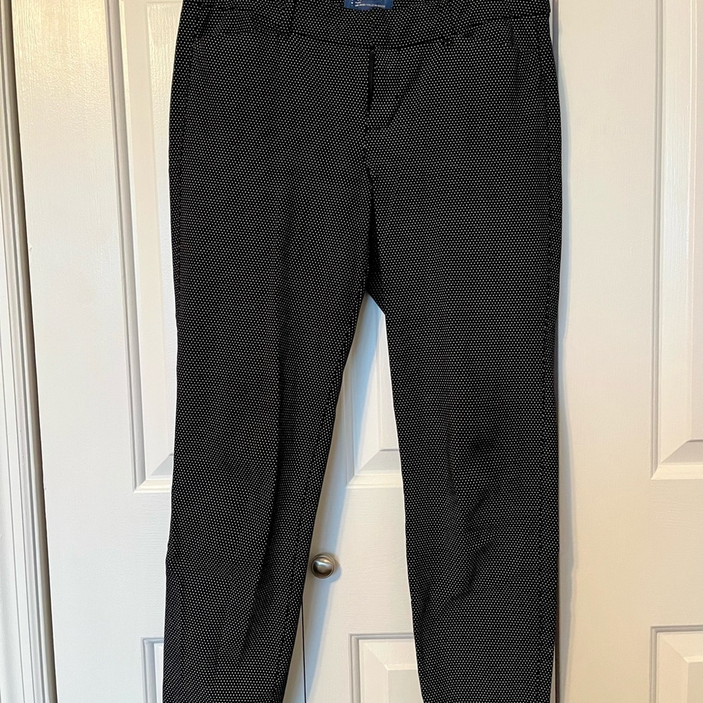 Old Navy Women’s Black & White Polkadot Pixie Pants